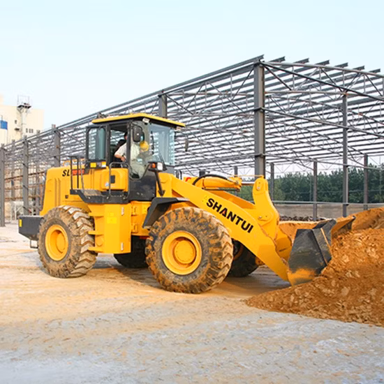 6tons Front End Loader SL60W-2 Shantui Wheel Loader Factory Price in Stock
